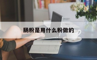 肠粉是用什么粉做的