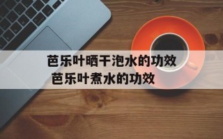 芭乐叶晒干泡水的功效 芭乐叶煮水的功效