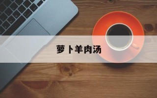 萝卜羊肉汤