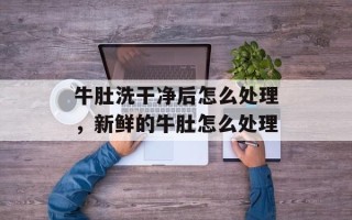 牛肚洗干净后怎么处理，新鲜的牛肚怎么处理