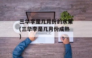三华李是几月份的水果(三华李是几月份成熟)