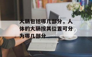 大肠包括哪几部分，人体的大肠按其位置可分为哪几部分