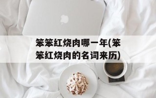笨笨红烧肉哪一年(笨笨红烧肉的名词来历)