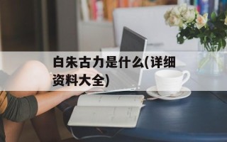白朱古力是什么(详细资料大全)