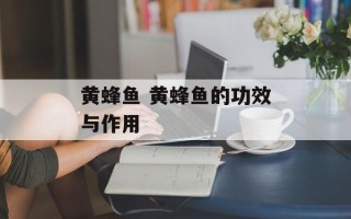 黄蜂鱼 黄蜂鱼的功效与作用