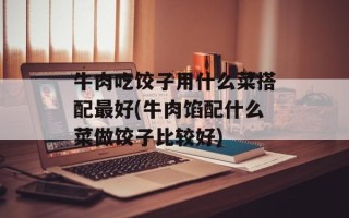 牛肉吃饺子用什么菜搭配最好(牛肉馅配什么菜做饺子比较好)
