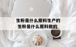 生粉是什么原料生产的 生粉是什么原料做的