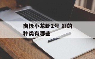 南极小龙虾2号 虾的种类有哪些