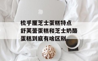 梳乎厘芝士蛋糕特点 舒芙蕾蛋糕和芝士奶酪蛋糕到底有啥区别