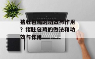 猪肚包鸡的功效与作用？猪肚包鸡的做法和功效与作用