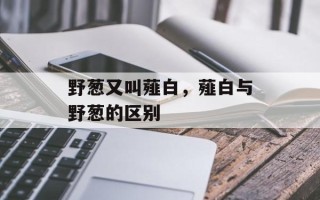 野葱又叫薤白，薤白与野葱的区别