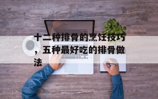 十二种排骨的烹饪技巧，五种最好吃的排骨做法