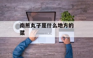 南煎丸子是什么地方的菜