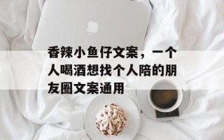 香辣小鱼仔文案，一个人喝酒想找个人陪的朋友圈文案通用