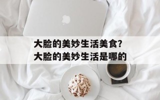 大脸的美妙生活美食？大脸的美妙生活是哪的