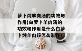 萝卜炖羊肉汤的功效与作用(白萝卜羊肉汤的功效和作用是什么白萝卜炖羊肉该怎么制作)