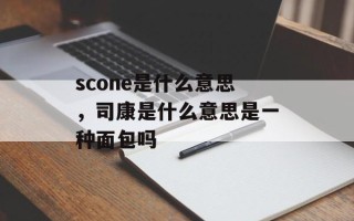 scone是什么意思，司康是什么意思是一种面包吗