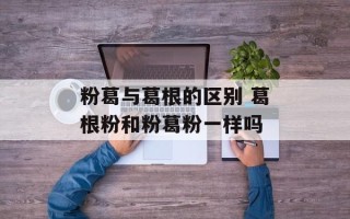 粉葛与葛根的区别 葛根粉和粉葛粉一样吗