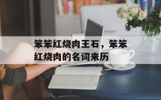 笨笨红烧肉王石，笨笨红烧肉的名词来历