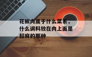 花椒肉属于什么菜系，什么调料放在肉上面是超麻的那种