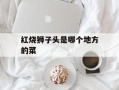红烧狮子头是哪个地方的菜