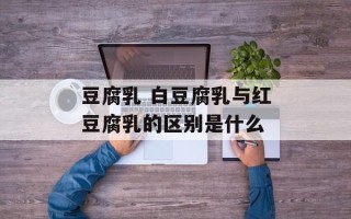 豆腐乳 白豆腐乳与红豆腐乳的区别是什么
