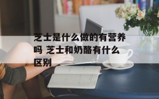 芝士是什么做的有营养吗 芝士和奶酪有什么区别