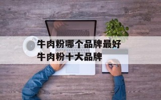 牛肉粉哪个品牌最好 牛肉粉十大品牌