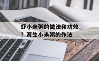 虾小米粥的做法和功效？海生小米粥的作法