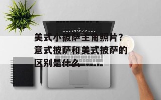 美式小披萨主角照片？意式披萨和美式披萨的区别是什么