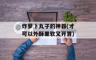 炸萝卜丸子的神器(才可以外酥里软又开胃)