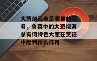 大葱烧海参是哪里的菜肴，鲁菜中的大葱烧海参有何特色大葱在烹饪中起到什么作用