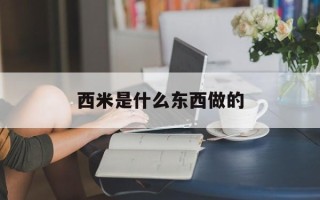 西米是什么东西做的