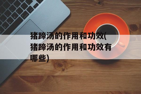 猪蹄汤的作用和功效(猪蹄汤的作用和功效有哪些)-第1张图片-
