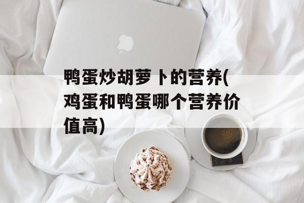 鸭蛋炒胡萝卜的营养(鸡蛋和鸭蛋哪个营养价值高)-第1张图片-