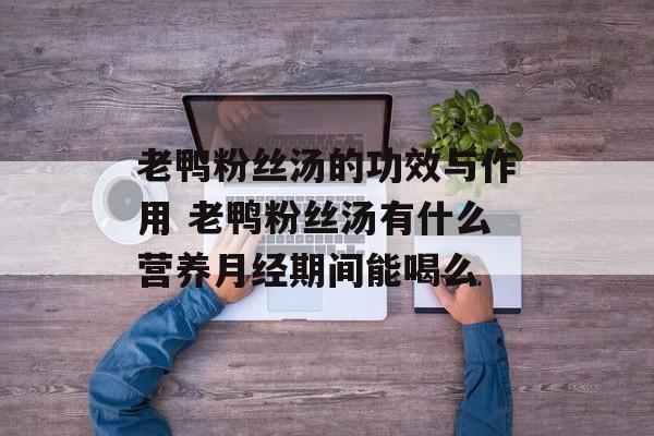 老鸭粉丝汤的功效与作用 老鸭粉丝汤有什么营养月经期间能喝么-第1张图片-