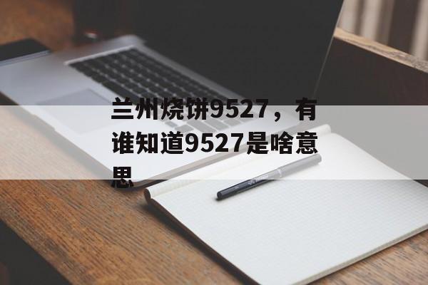 兰州烧饼9527，有谁知道9527是啥意思-第1张图片-