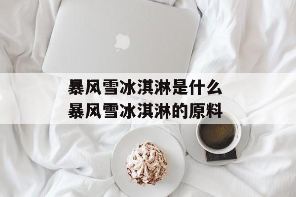 暴风雪冰淇淋是什么 暴风雪冰淇淋的原料-第1张图片-